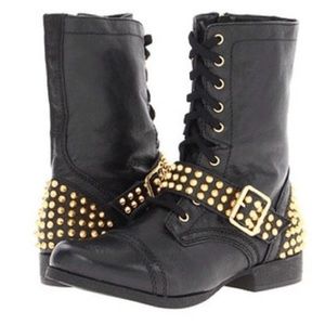 Steve Madden Ternn Studded Combat Boots